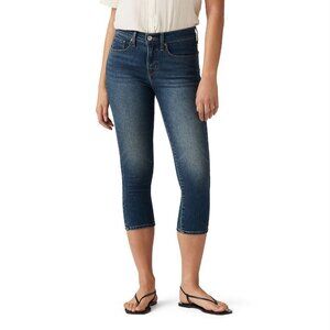 Women's Levi's® 311 Shaping Capris Color: Zealous Blue Size: 28(US 6)M